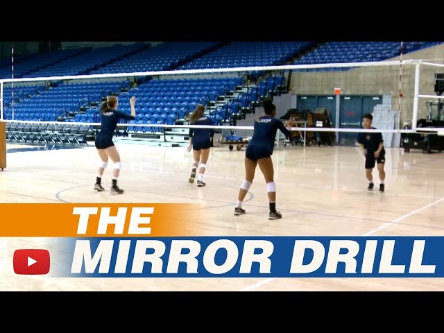Inside Volleyball Practice - The Mirror Drill for Blockers - Coach Ashlie Hain