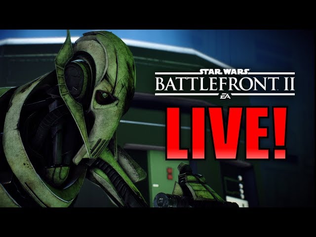 🔴 Grinding Obi-Wan Kenobi and Grievous Upgrades! - Star Wars Battlefront 2 LIVE! 🔴