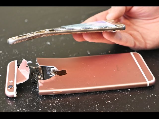 Samsung Galaxy S7 Edge Bend Test vs iPhone 6S Plus!