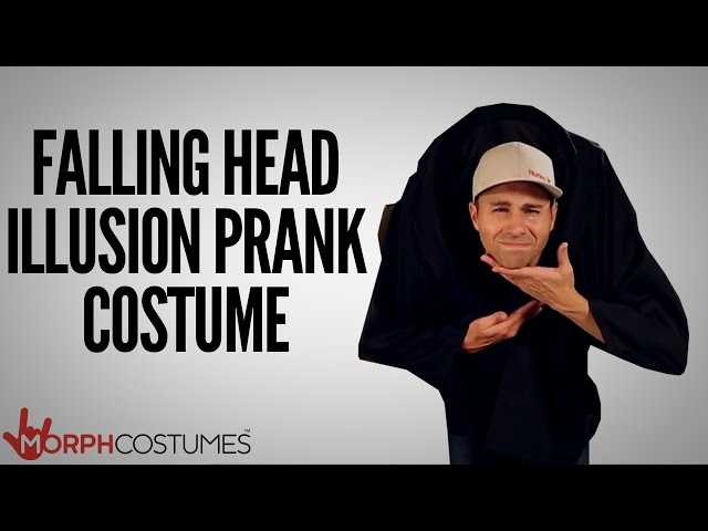 MorphCostumes - Falling Head Illusion Prank Costume: Magic of Rahat Series