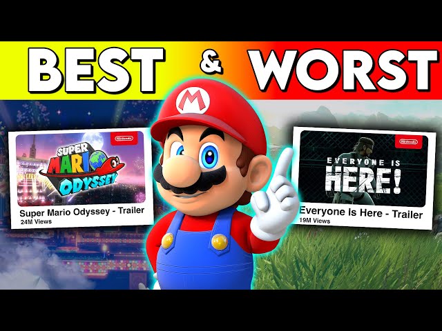 Ranking The Best and Worst Nintendo Switch Trailers!