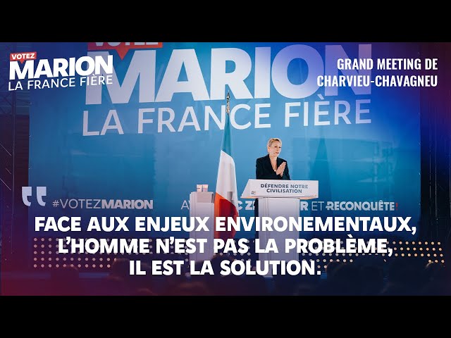 Discours de Marion Maréchal au meeting de Charvieu-Chavagneux