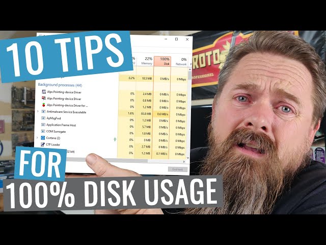 100% Disk Usage 10 Tips for Windows 10
