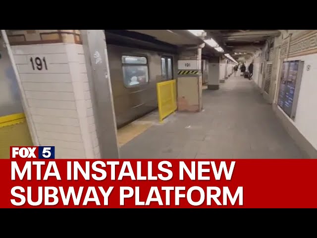 MTA installs new subway platform barriers