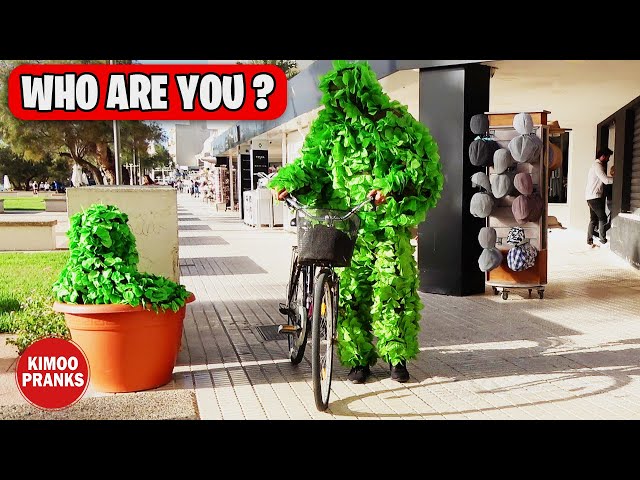 WHAT JUST HAPPENED? WHO ARE YOU? BUSHMAN PRANK
