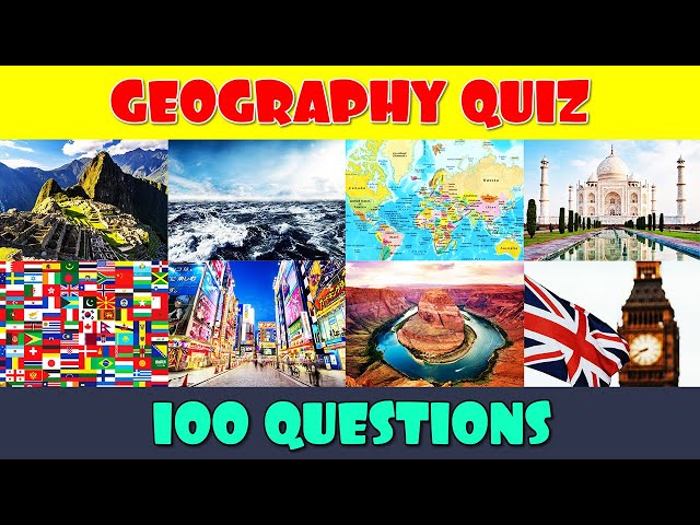 Geography Quiz | Flags, Capital Cities, Landmarks, General Knowledge and more