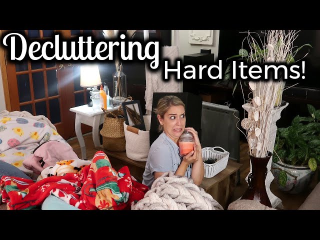 Most Extreme Declutter & Organize Series |Video#5 The Living/Dining Room| My Journey To Minimalism