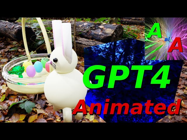 GPT4 and Blender - AI Animates Angora (Hare)