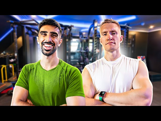I Trained Vikkstar In His Home Gym!