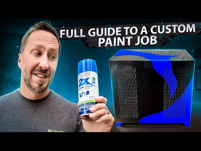 How I Painted This PC Case! Bitspower Titan One 2.0
