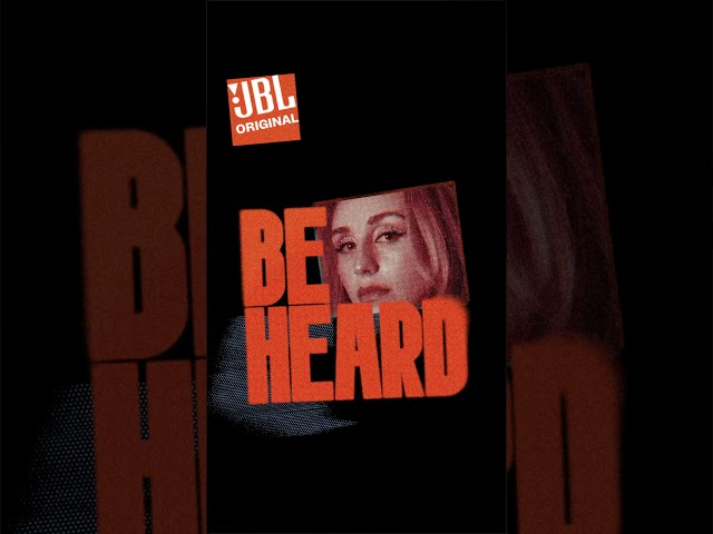JBL BE HEARD | Your last chance to catch the series before 'Bet I See It' releases next month