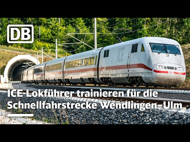 Deutsche Bahn: Train drivers acquire route knowledge for the new high-speed route