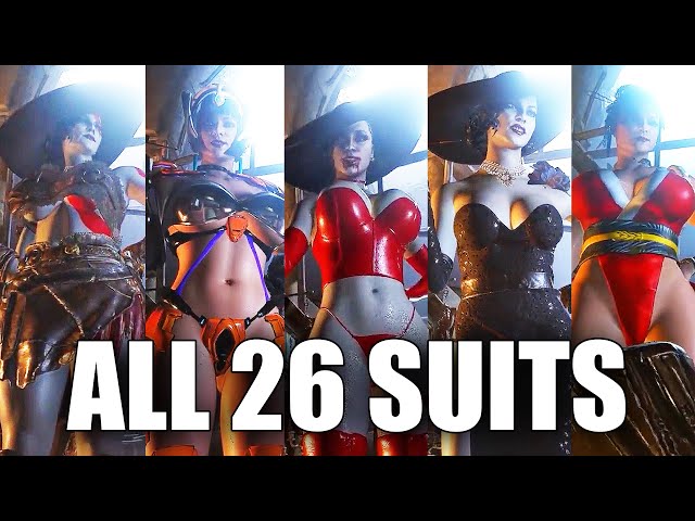 All 26 Lady Dimitrescu Costumes & Suits Mods Resident Evil 8 Village