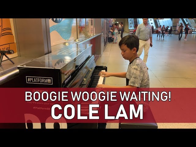 A Bit of Boogie Woogie Piano Improvisation During Setup Cole Lam 12 Years Old