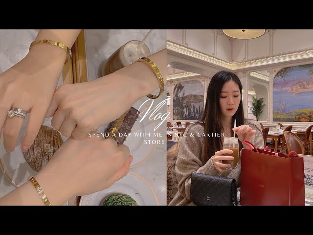 VLOG: Spend a day with me in NYC & First time going to Cartier 💎✨