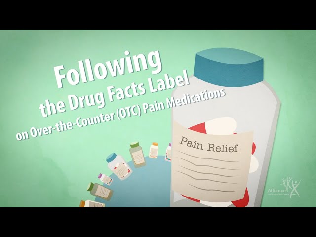 Following the Drug Facts Label on Over-the-Counter Pain Medications