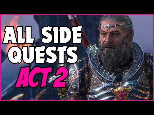 Baldur's Gate 3: All Act 2 Side Quests Guide | Full Dialogue Walkthrough