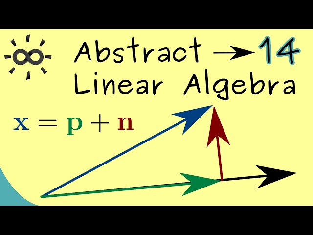 Abstract Linear Algebra 14 | Orthogonal Projection Onto Line
