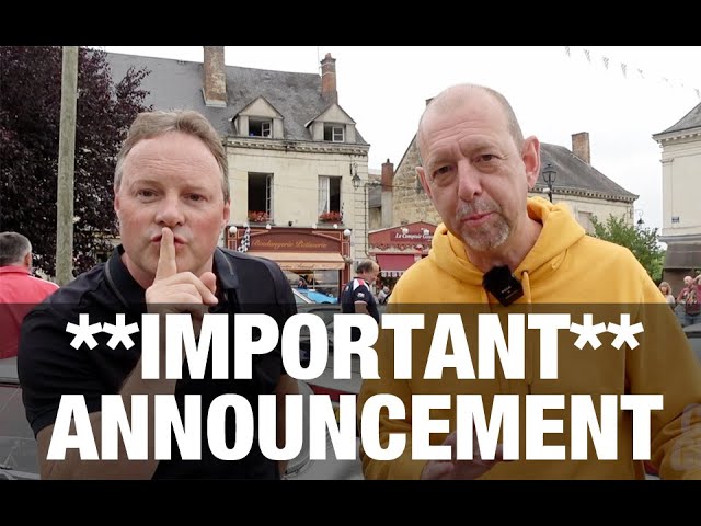 IMPORTANT ANNOUNCEMENT! Live from Le Mans Classic 2023 | TheCarGuys.tv