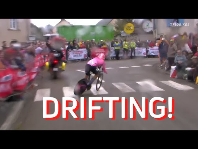 INCREDIBLE SAVE! Drifting Through Corners At The Tour de France