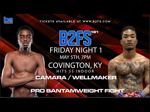 B2 Fighting Series 181 | Malcolm Wellmaker vs Zakariya Camara 135 PRO