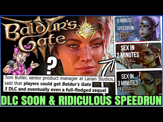 Baldur's Gate 3 - 3 DLC & Expansion Coming, INSANE Speedruns, Xbox Release Soon, Major Patch & More!