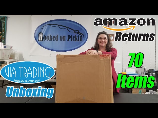 Via Trading Unboxing - Amazon Returns Clothing - Is it worth it to buy? Online Re-Selling