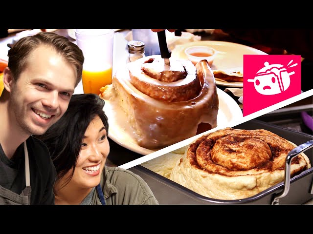 We Tried To Re-Create This Giant Cinnamon Roll