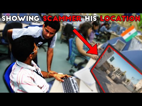 Scammer FREAKS OUT When Shown His EXACT Location!