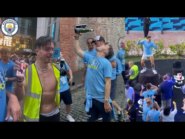 Jack Grealish Craziest Moments During Man Citys Champions League Celebrations