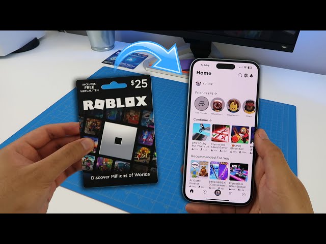 How to REDEEM ROBLOX GIFT CARD ON iPhone (EASY METHOD)