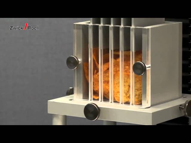 Texture analysis of chips with Zwick materials testing machine
