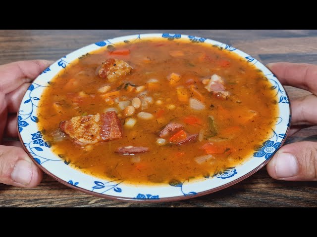 The famous Hungarian bean soup! So delicious I cook for all the holidays!