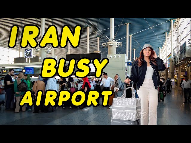 IRAN 🇮🇷 INTERNATIONAL AIRPORT TODAY (IKA) / AIRPORT WALKING TOUR #walking