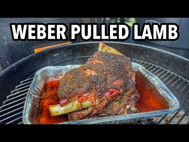 How to do Pulled Lamb in the Weber Kettle Using the Snake Method