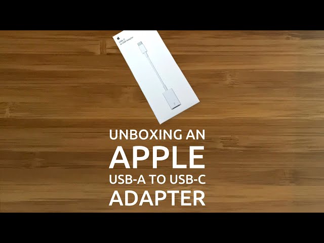 Unboxing an Apple USB-A to USB-C Adapter. #Shorts
