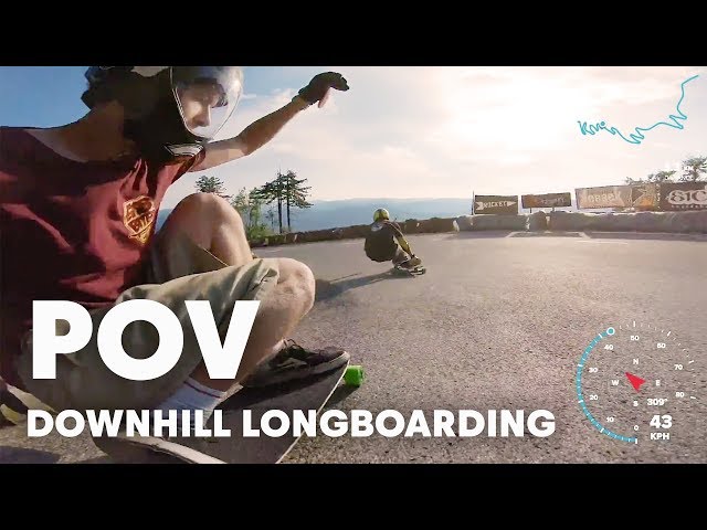 Super Fast Downhill Longboarding | Red Bull No Paws Down 2018 POV