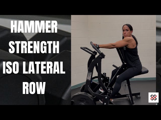Hammer Strength Iso Lateral Rows - King 👑 of The Back Machines