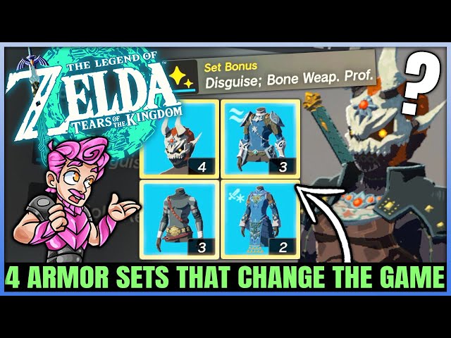This New Secret Armor Set Makes Your Weapons OP - 4 Best Armor Sets You NEED - Tears of the Kingdom!