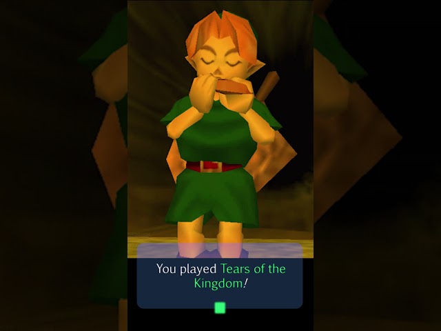 Young Link plays Tears of the Kingdom on ocarina | Zelda