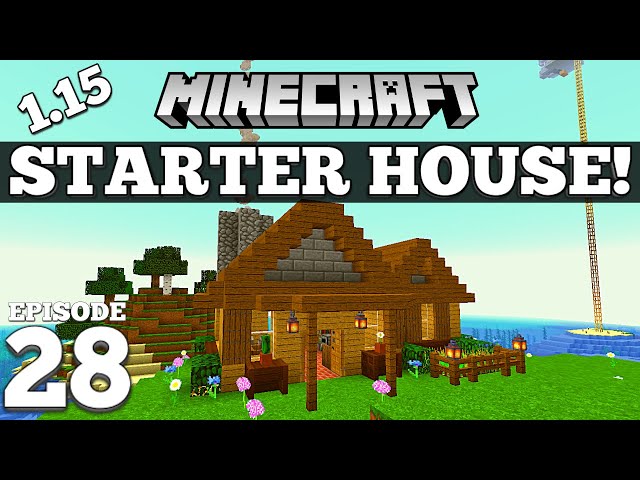 Minecraft Starter House on Tortuga Server! #28