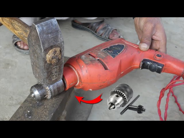 How to Change The Drill Chuck || Replace Drill Chuck