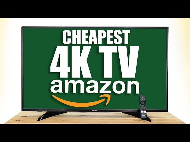 UNBOXING The CHEAPEST 4K TV on AMAZON