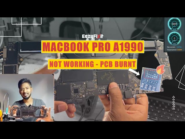MacBook Pro A1990 SSD Repair | MacBook Pro Storage Repair | Board 2 | Eazyfixit |
