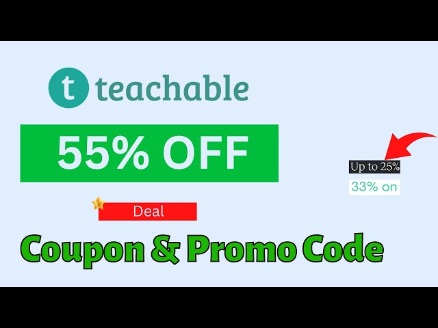 (33% + 25% OFF) Teachable Spring Sale 2024