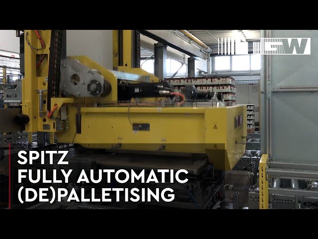 Spitz - fully automatic palletising and depalletising | TGW