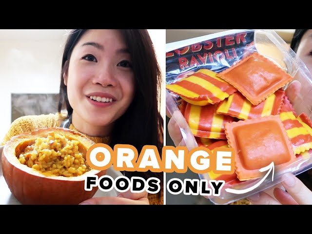 I Only Ate Orange Foods For 24 Hours