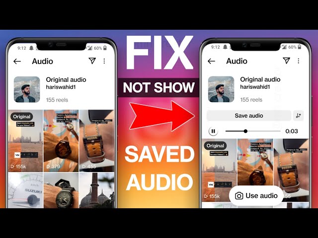 FIX Instagram Saved Audio Not Showing | How to Saved Audio Instagram Not working 2024