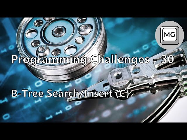 Programming Challenges - 30 - B-Tree Search/Insertion (C)