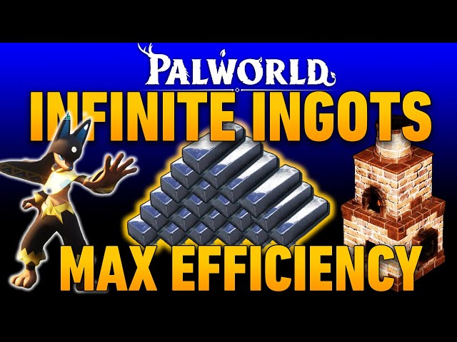 The Perfect Base Design For INFINITE Refined Ingots | Palworld Max Efficiency Guide | Coal & Ore